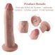 Фалоімітатор 10.2″ з вібрацією для секс-машин Hismith Silicone Dildo with Vibe, знімний конектор Kli