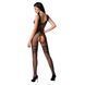 Бодистокинг Passion BS069 black, комбинезон, имитация чулок и боди