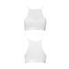 Спортивный топ с прозрачной вставкой Passion PS006 TOP white, size M