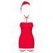 Комплект Obsessive Kissmas chemise Red&reg; S / M