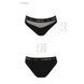Трусики с прозрачной вставкой Passion PS006 PANTIES black, size S