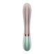 Смарт вібратор-кролик із підігрівом Satisfyer Hot Lover Green