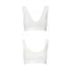Спортивный топ из эластичного хлопка Passion PS005 TOP white, size XL