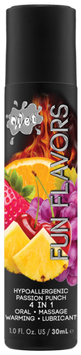 Їстівний лубрикант 4 в 1&nbsp;на&nbsp;водній&nbsp;основі&nbsp;Wet&nbsp;Fun&nbsp;Passion&nbsp;Punch&nbsp;30&nbsp;мл