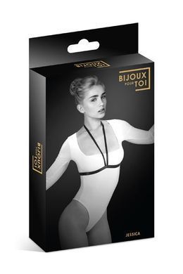 Портупея на грудь Bijoux Pour Toi - JESSICA, эластичный полиэстер, Черный