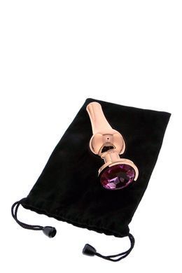 DT21827 Анальная пробка конической формы Dream Toys GLEAMING LOVE ROSE GOLD PLEASURE PLUG M