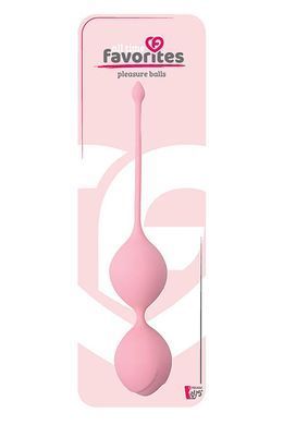 Вагінальні кульки DreamToys ALL TIME FAVORITES 60 гр. із зміщеним центром ваги, рожеві