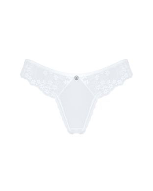 Полупрозрачные трусики Obsessive Heavenlly panties XL/2XL, открытые ягодицы