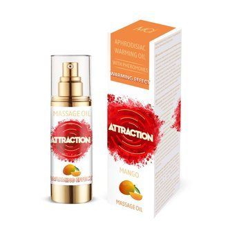 Розігрівальна масажна олія з феромонами MAI PHEROMON MASSAGE OIL &mdash; MANGO (30 мл)