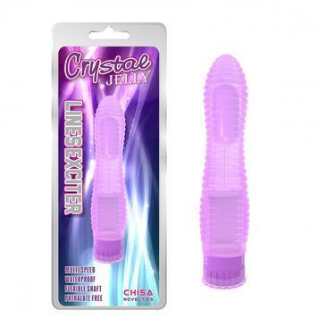Вибратор Chisa&nbsp;Crystal&nbsp;Jellie&nbsp;Lines&nbsp;Exciter