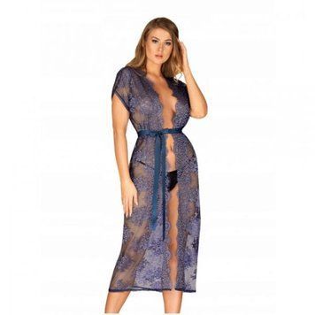 Мереживний халат OBSESSIVE&nbsp;-&nbsp;FLOWLACE&nbsp;PEIGNOIR&nbsp;L/XL