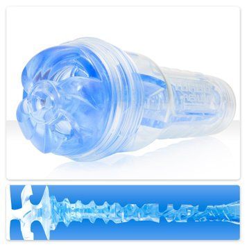 Мастурбатор Fleshlight Turbo Thrust Blue Ice (имитатор минета), Голубой