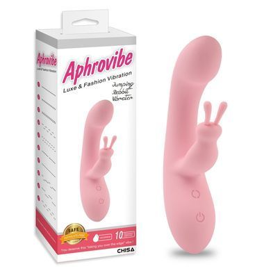 Вібратор кролик Chisa Jumping Rabbit Aphrovibe, Рожевий