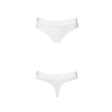Трусики-бразилиана из хлопка Passion PS005 PANTIES white, size XL
