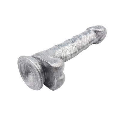 Фаллоиммитатор Chisa&nbsp;Justin&nbsp;Sider&nbsp;Silver&nbsp;Dark&nbsp;Muscle
