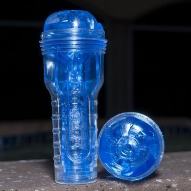 Мастурбатор Fleshlight Turbo Thrust Blue Ice (имитатор минета), Голубой