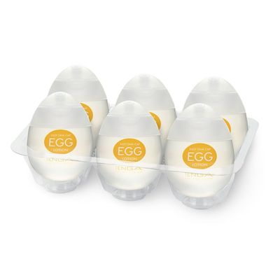 Набор лубрикантов на водной основе Tenga Egg Lotion (6 шт. по 65 мл)