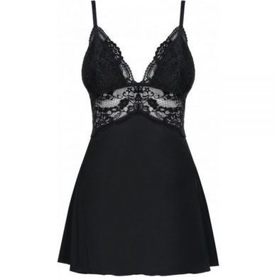 Бебидолл Obsessive 810-BAB-1 babydoll & thong black XXL