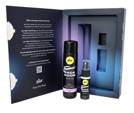 Подарочный набор pjur BACK DOOR Value Pack: силиконовая смазка 100 мл и расслабляющий спрей 20