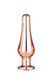 DT21827 Анальная пробка конической формы Dream Toys GLEAMING LOVE ROSE GOLD PLEASURE PLUG M