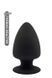 Термоактивная анальная пробка PREMIUM SILICONE PLUG M BLACK