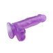 Фаллоимитатор&nbsp;на&nbsp;присоске&nbsp;фиолетовый&nbsp;Chisa Hi-Rubber&nbsp;17,5*3,6 см