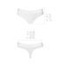Трусики-бразилиана из хлопка Passion PS005 PANTIES white, size XL