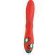 Вибратор-кролик с флогером LOCKINK SEVANDA Whip Vibrating Massage Wand - Red & Green