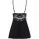 Бебидолл Obsessive 810-BAB-1 babydoll & thong black XXL