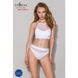 Спортивный топ с прозрачной вставкой Passion PS006 TOP white, size S