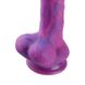 Фалоімітатор 8.2″ з вібрацією для секс-машин Hismith Purple Silicone Dildo with Vibe, знімний конект