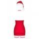 Комплект-плаття і шапка Санти Obsessive&nbsp;Kissmas&nbsp;chemise, червоний, XXL