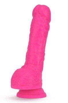 Фаллоимитатор с двойной плотностью Blush NEO 9 INCH DUAL DENSITY DILDO NEON PINK