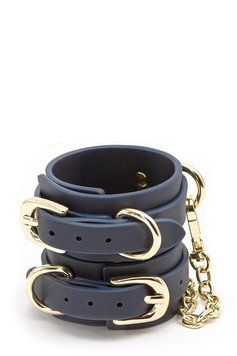 Окови BONDAGE COUTURE WRIST CUFF BLUE