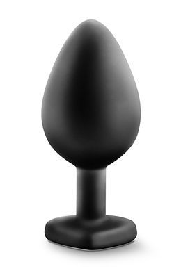 Анальна пробка з каменем BlushTEMPTASIA BLING PLUG MEDIUM BLACK