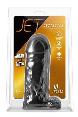 Фалоімітатор гігант JET DESTROYER CARBON METALLIC BLACK