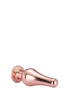 DT21826 анальна пробка конічної форми Dream Toys GLEAMING LOVE ROSE GOLD PLEASURE PLUG S