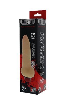 Вібромасажер REALSTUFF REAL FEELING VIBE 7inch, FLESH