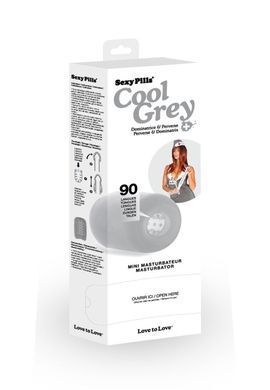 Мастурбатор пігулка Love To Love SEXY PILLS COOL GREY, серый