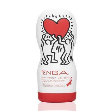 Мастурбатор Tenga Keith Haring Deep Throat Cup (глубокая глотка) с вакуумной стимуляцией