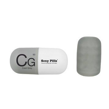 Мастурбатор пилюля Love To Love SEXY PILLS COOL GREY, серый