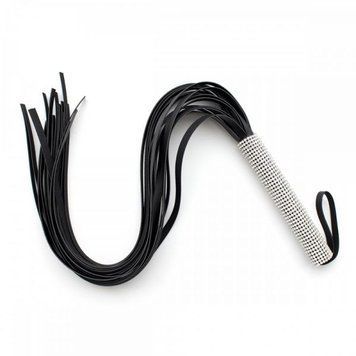 Плеть зі стразами DS Fetish Diamond Long Tail 70 см