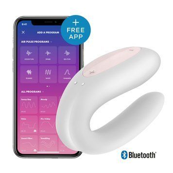 Satisfyer Double Joy білий