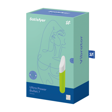 Мінівібратор із гнучким язичком Satisfyer Ultra Power Bullet 7 Green