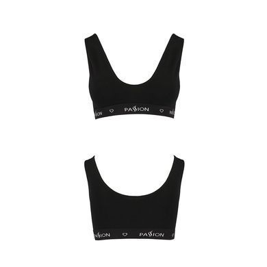Спортивний топ з широкою гумкою Passion PS004 TOP black, size L