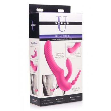 Безремневий страпон з потрійною вібрацією, Regal Rider Strap-On Vibrator