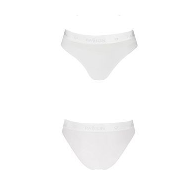 Трусики с прозрачной вставкой Passion PS006 PANTIES white, size L