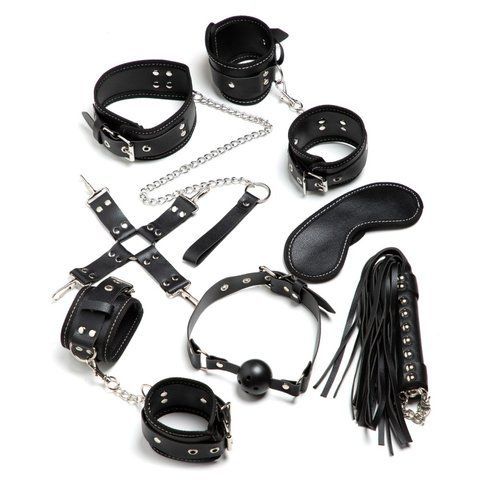 Набор для БДСМ игр Bondage Restraints Set, Black