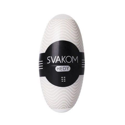 Яйце-мастурбатор SVAKOM - HEDY White, Білий
