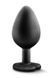 Анальна пробка з каменем BlushTEMPTASIA BLING PLUG MEDIUM BLACK